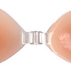 Self-adhesive bra, silicone, front closure, A to D-cup
